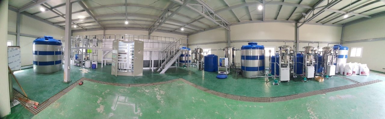 A full-scale water treatment facility built in Korea by DS Environmental Plant