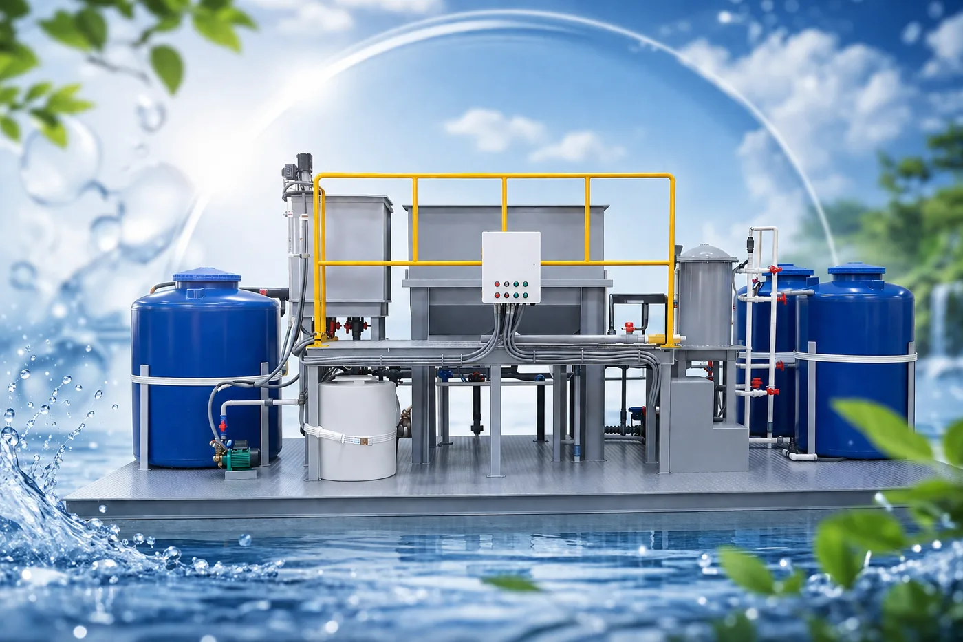 The CEYKO / PURE LIFE compact skid-type water treatment unit